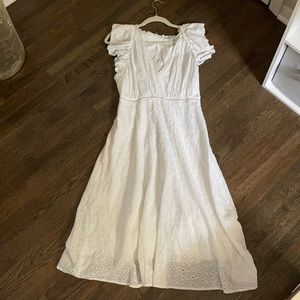 White Midi Dress